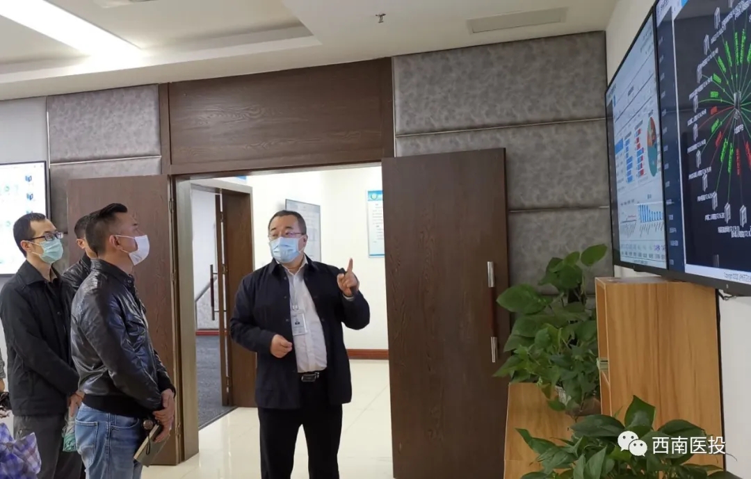 張軍秘書長調(diào)研瀘州市遠程醫(yī)學管理中心工作
